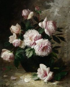 Rosenstilleben by Modeste Carlier