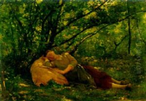 An Afternoon Nap by Modeste Carlier