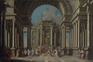 Solomon Sacrificing To Idols by Alberto Carlieri