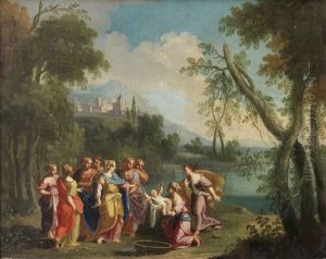 The Finding Of Moses by Alberto Carlieri