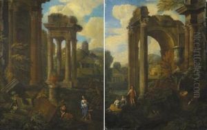 Capricci Con Rovine E Figure (pair) Capricci Con Rovine E Figure (pair)