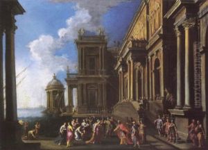 Solomon And The Queen Of Sheba by Alberto Carlieri