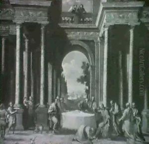 Feast In The House Of Simon by Alberto Carlieri