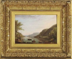 View Of Ostego Lake From Cooperstown by John Carlin