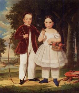 Portrait Of William Stoughton Conant, Jr. And His Sister, Gertrude Cornelia Conant