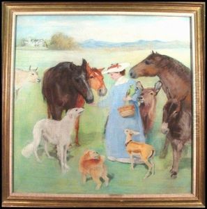 Feeding The Animals by Mary-Helen Carlisle