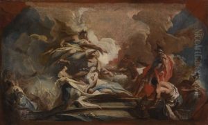 The Sacrifice Of Iphigenia by Carlo Innocenzo Carlone