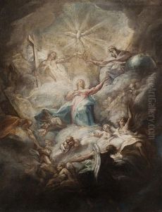 Ascensione Della Vergine by Carlo Innocenzo Carlone