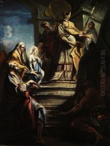 Tempelgang Mariens by Carlo Innocenzo Carlone