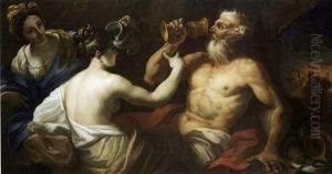 Loth E Le Figlie by Carlo Innocenzo Carlone