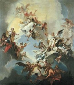 The Triumph Of Reason (bozzetto For A Ceiling)