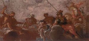 An Assembly Of The Gods by Carlo Innocenzo Carlone
