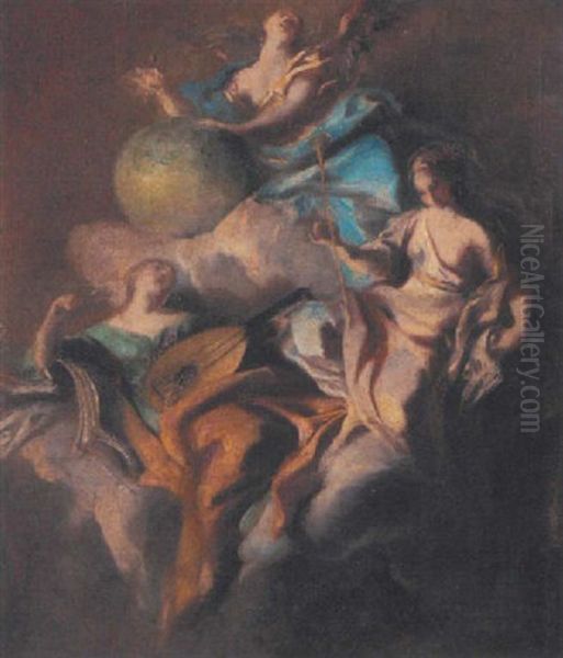 Personifications Of Music, Astronomy And Rhetoric - view 1