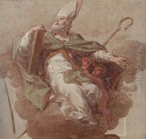 Saint Augustine by Carlo Innocenzo Carlone