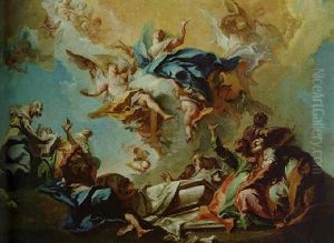 The Assumption Of The Virgin by Carlo Innocenzo Carlone