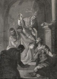 Supplicants Before St. Gregory