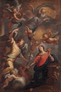 Annunciazione by Giovanni Andrea Carlone