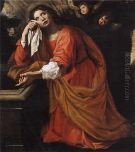 Maddalena Al Sepolcro by Giovanni Battista Carlone