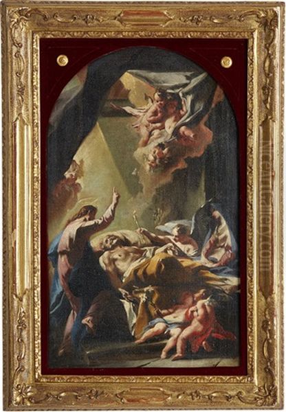 The Death Of Saint Joseph, Modellstudie For Altartavla - view 1