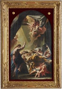 The Death Of Saint Joseph, Modellstudie For Altartavla by Carlo Innocenzi Carloni