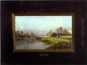 On The Banks Of The River by Mario Cornilleau Raoul Carl-Rosa