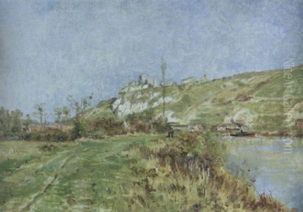 La Seine Aux Andelys - view 1