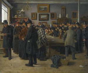 In The Auction House by Carl Carlsen