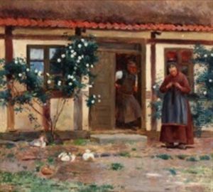 A Pleasant Conversation by Carl Carlsen