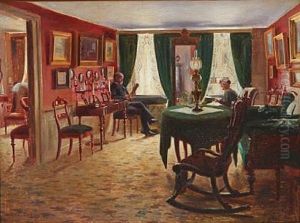 A Couple In Their Living Room by Carl Carlsen