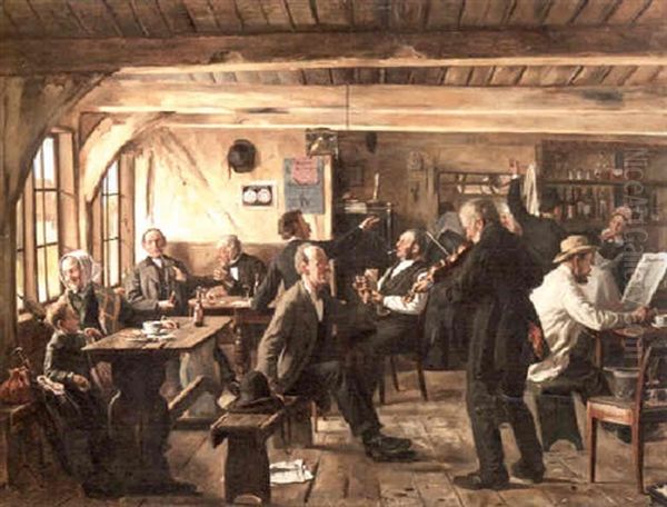 A Musical Interlude At An Inn - view 1