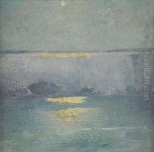 Moonlight On Niagara by Emil Carlsen