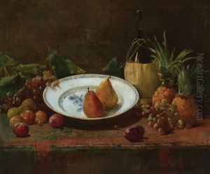 Still Life With Fruit And Wine by Emil Carlsen