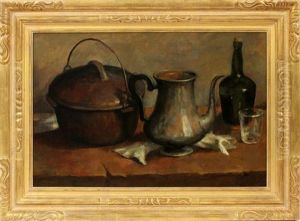 Still Life Of Kitchenware by Emil Carlsen