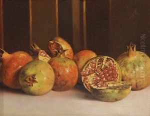 Still Life With Pomegranates by Emil Carlsen
