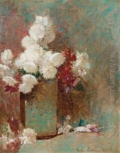 Chrysanthemums In Vase by Emil Carlsen