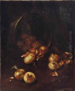 Still Life With Onions by Emil Carlsen