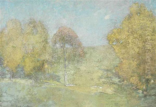 Autumn Morning--fading Moon - view 1