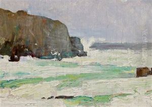 Cliff And Sea, Ogunquit by Emil Carlsen
