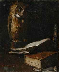 Owl With An Open Book Owl With An Open Book