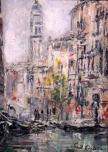 Venetian Canal by Emil Carlsen