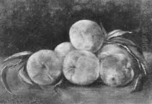 Still Life With Peaches by Emil Carlsen