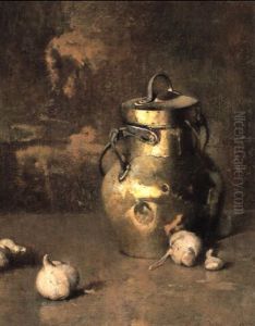 Brass Jar With Onions