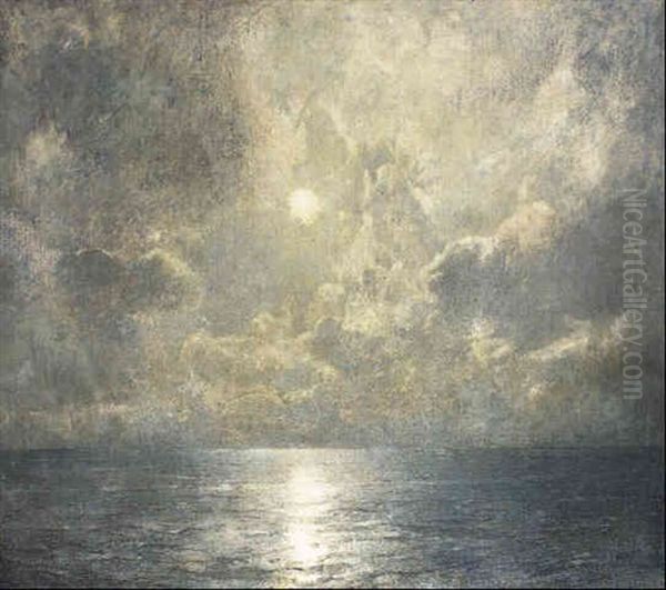 Moonlit Seascape - view 1