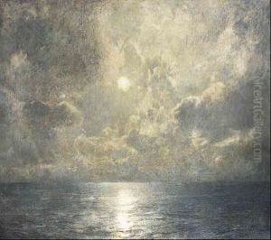 Moonlit Seascape by Emil Carlsen