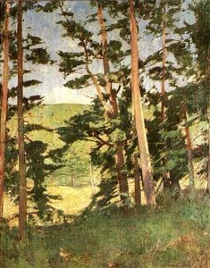 Green Trees by Emil Carlsen