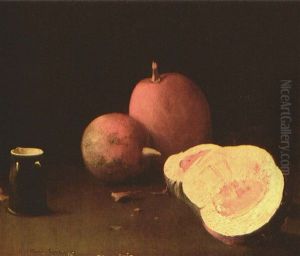 Still Life With Squash And Pitcher by Emil Carlsen