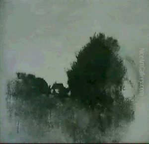 A Study Of A Landscape And House A Study Of A Landscape And House