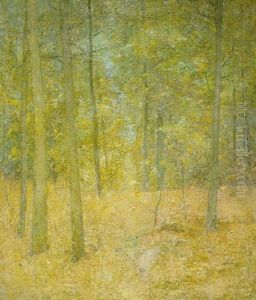 A Light In The Forest by Emil Carlsen
