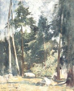 Tall Pines by Emil Carlsen