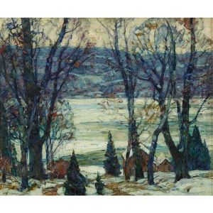Icebound River by John Fabian Carlson